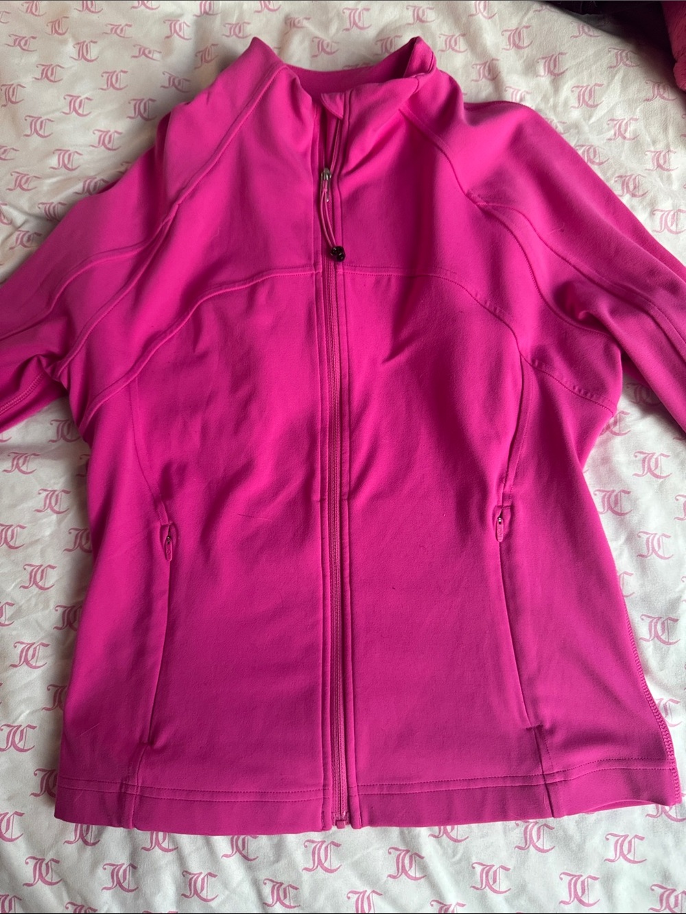 lululemon athletica Hot Pink Full-Zip Jacket